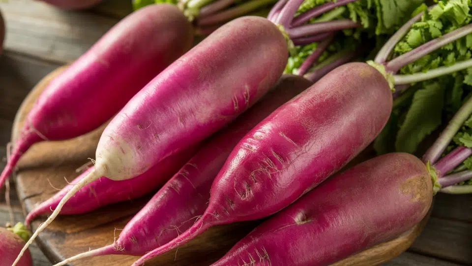 purple daikon radish