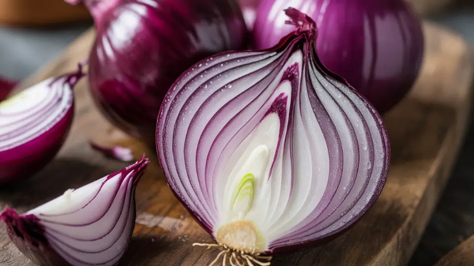 purple onion red onion
