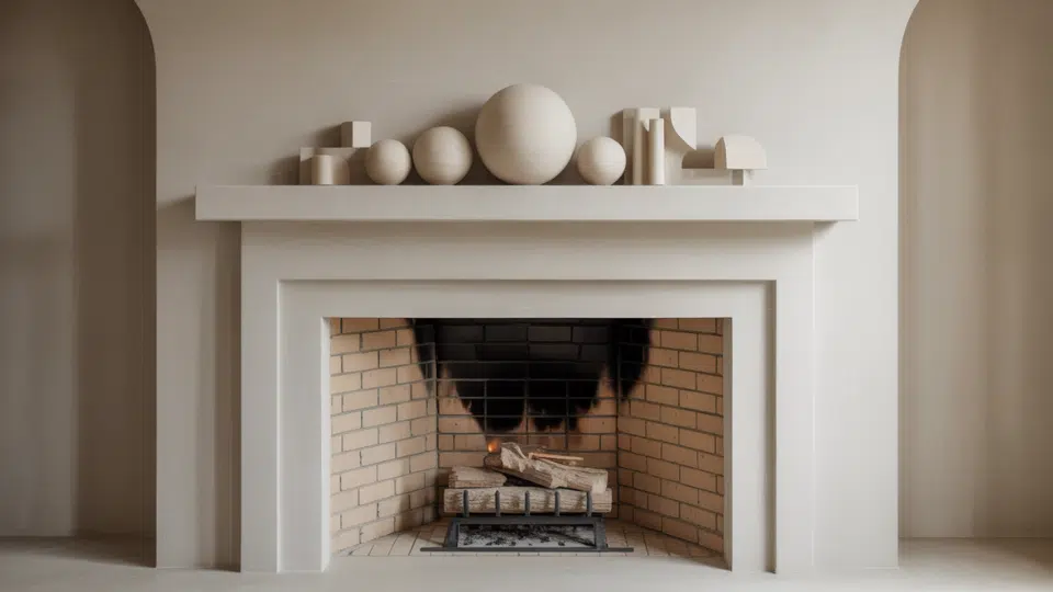 sculptural simplicity display