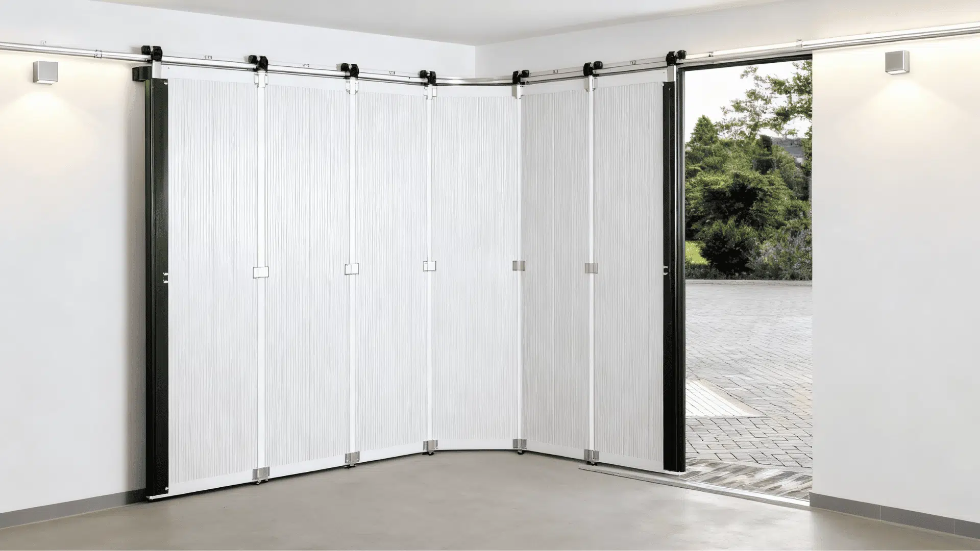 slide to the side garage doors