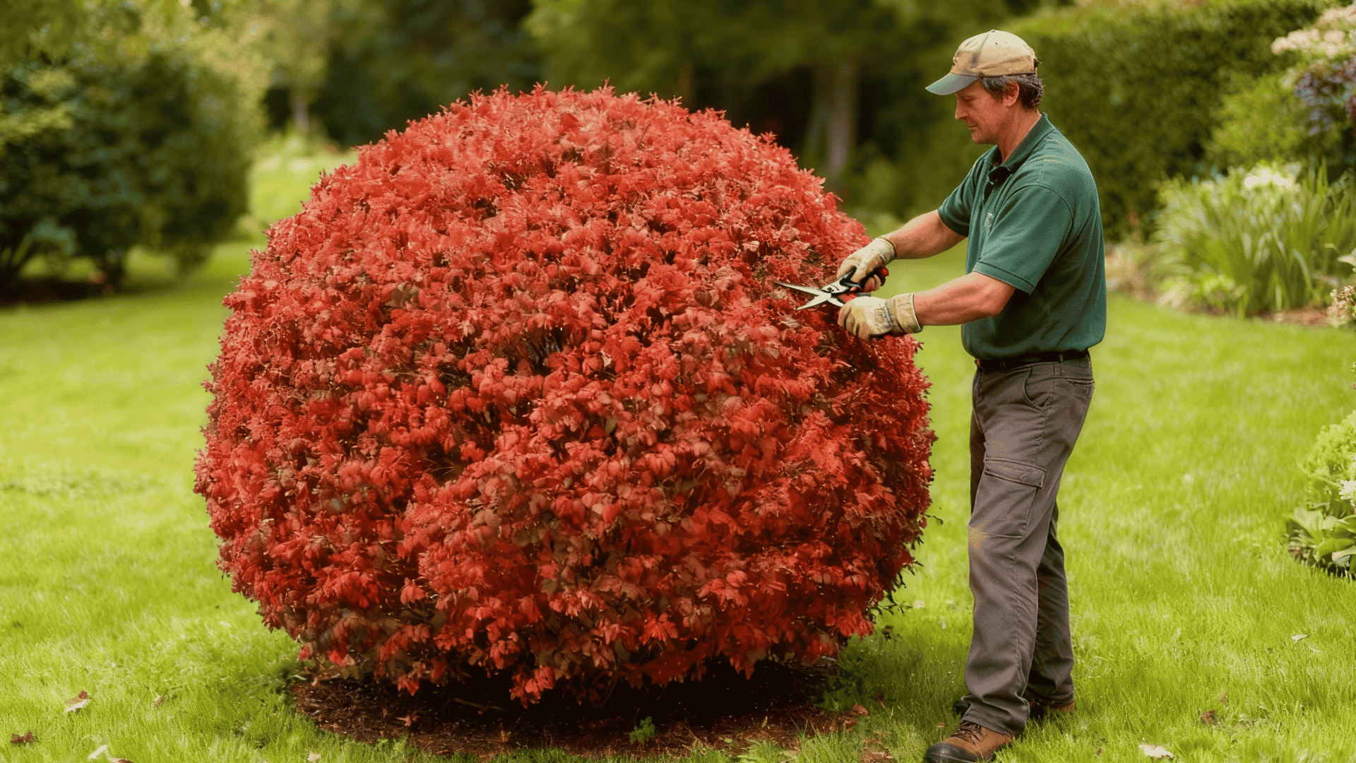 step 3 shape the shrub evenly