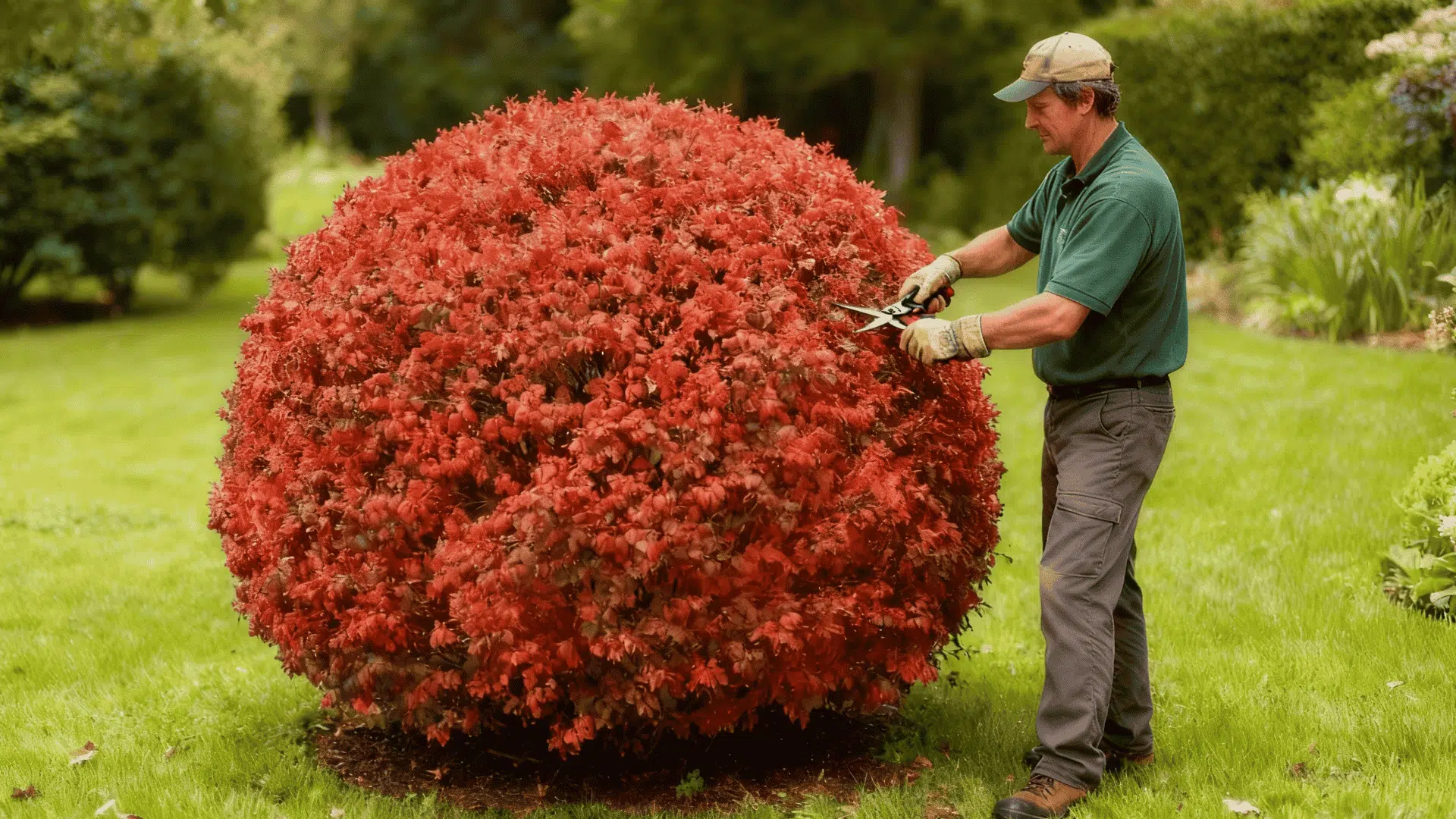 step 3 shape the shrub evenly