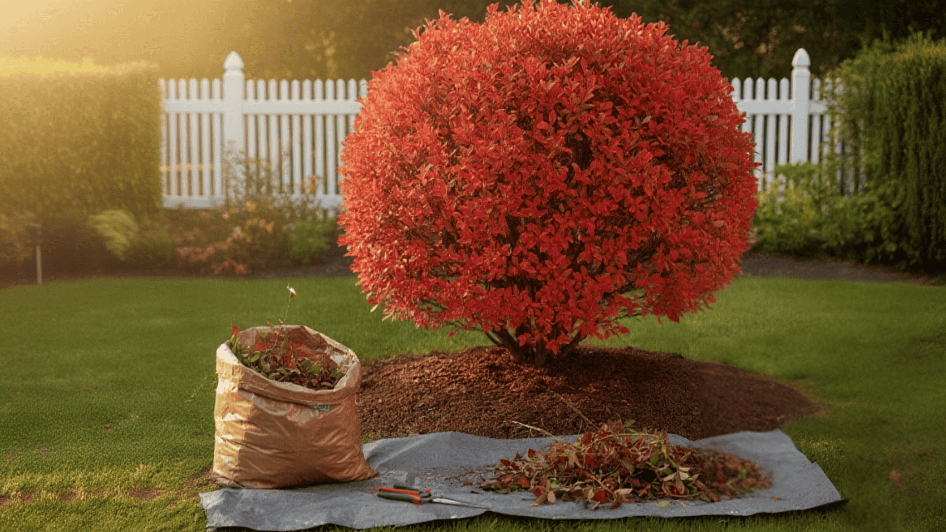 step 4 clean up and care after pruning
