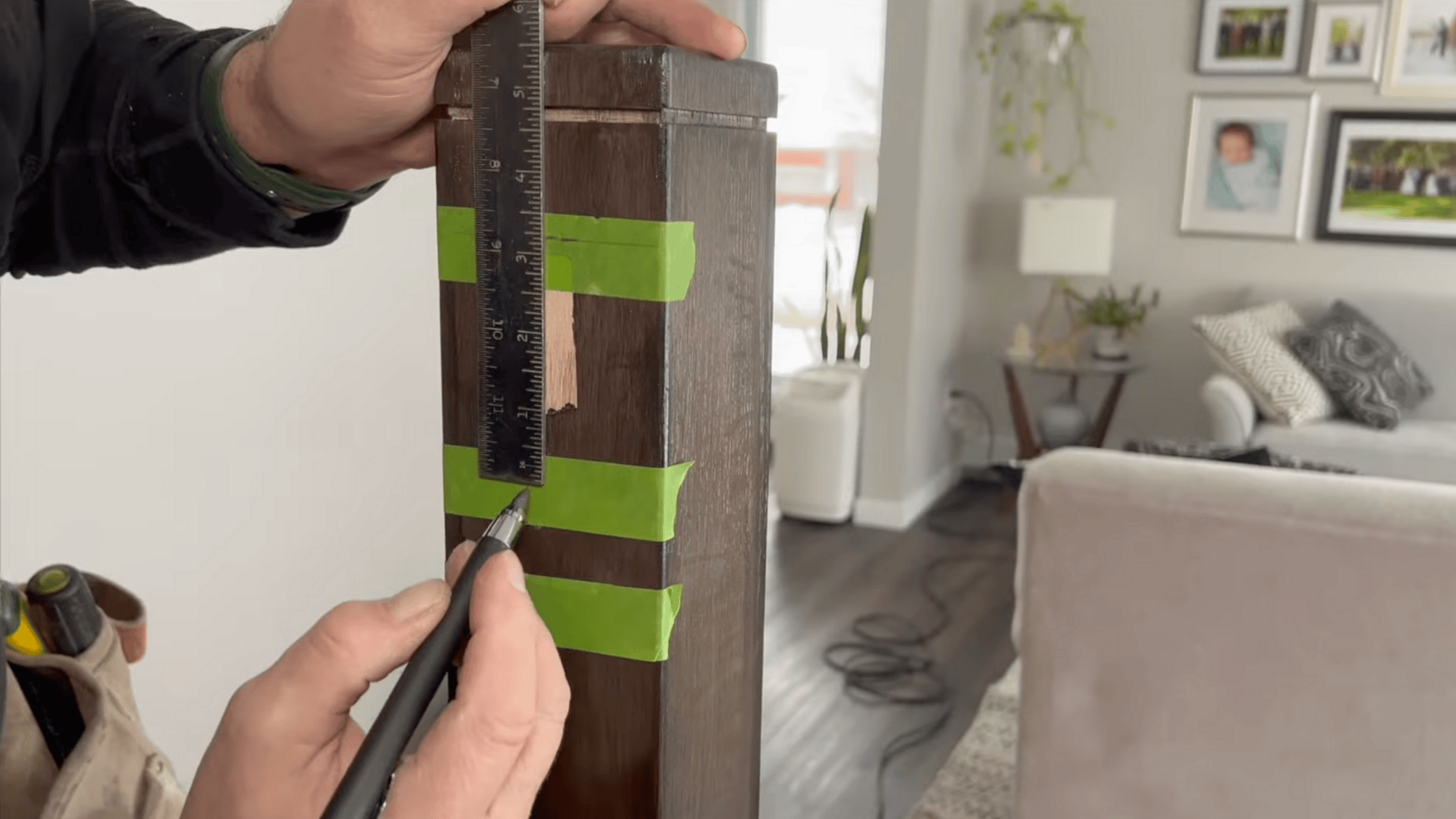 step 4 install the angled rail bolt system