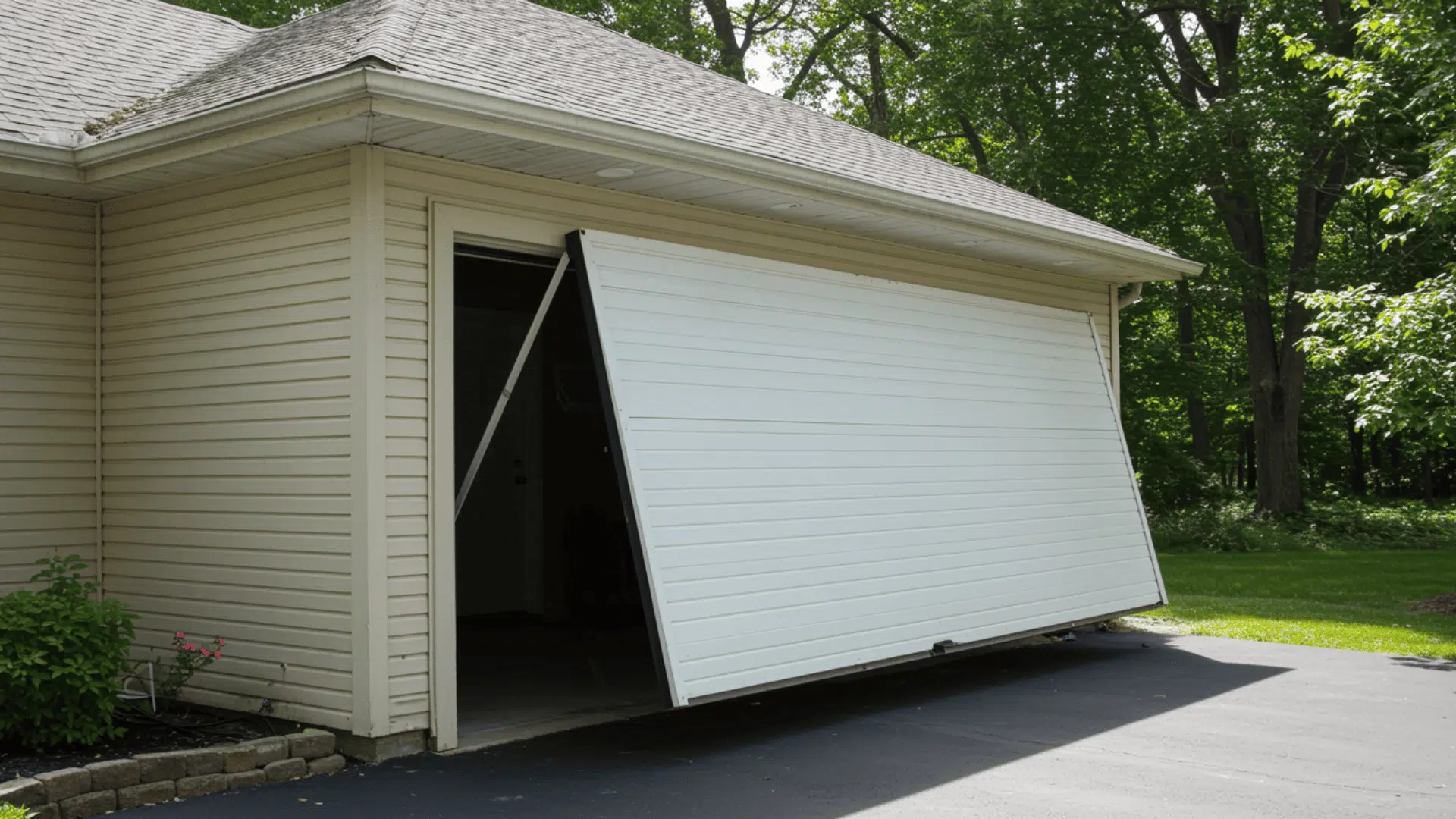 tilt up canopy garage door