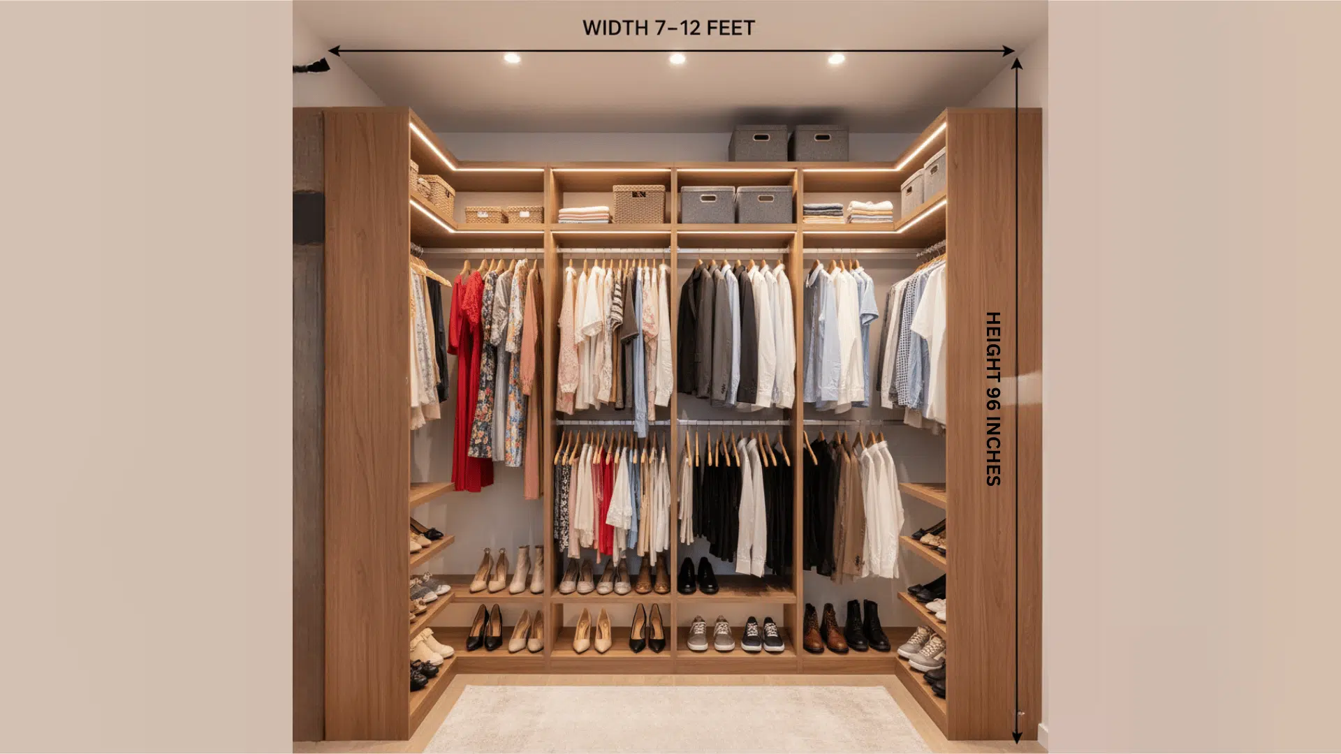 two person walk in closets