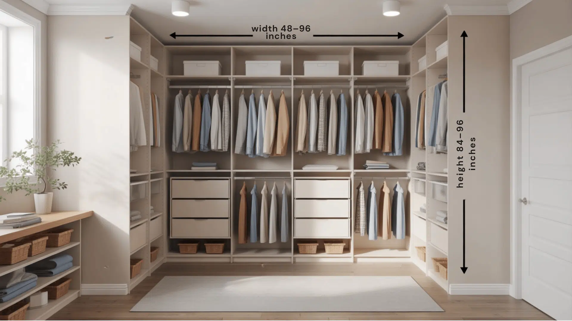 understanding standard closet dimensions