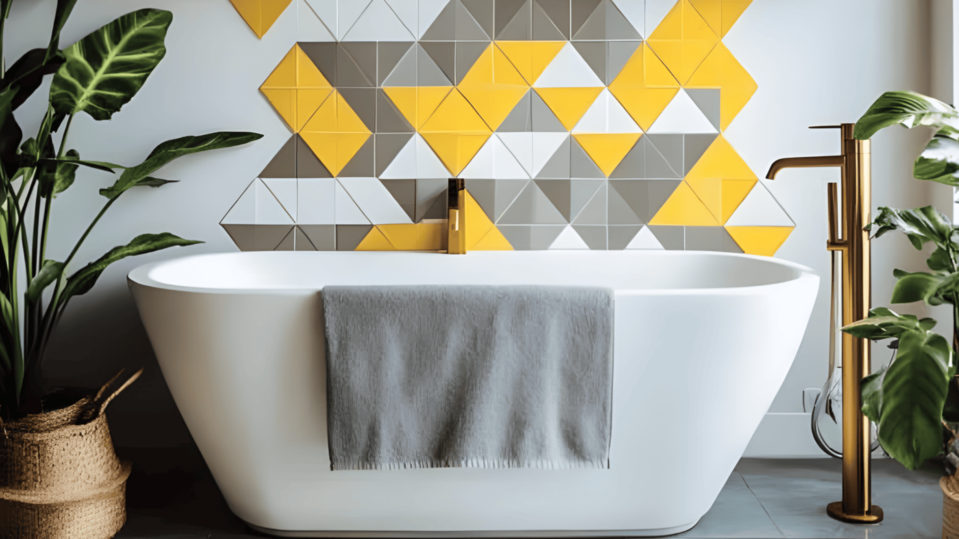 victorian bathroom accent wall