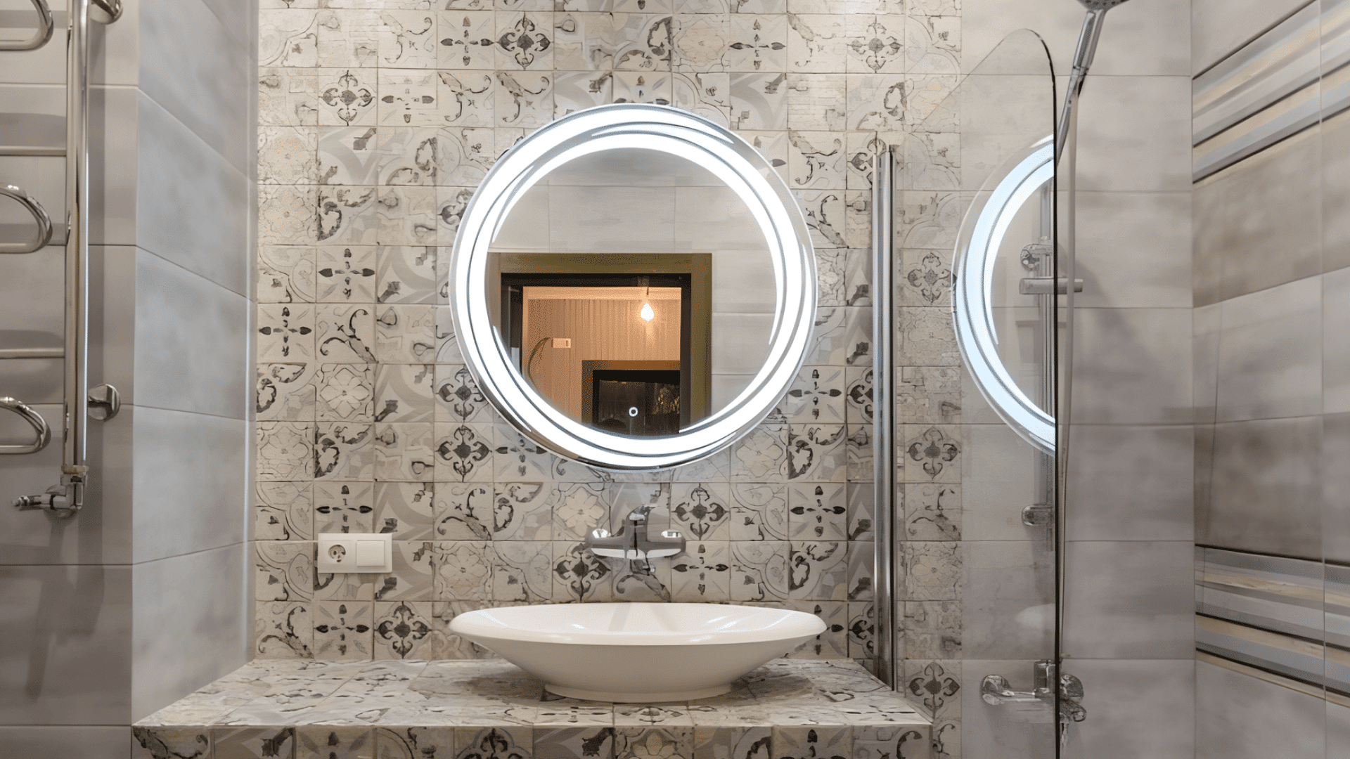 victorian bathroom border tile insets and mosaics