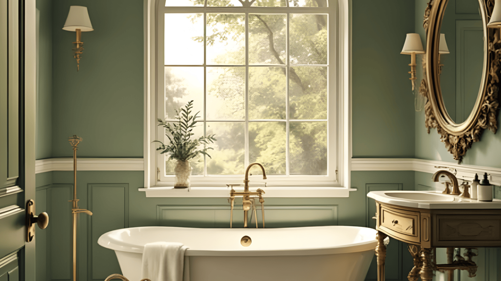 victorian bathroom brass faucet