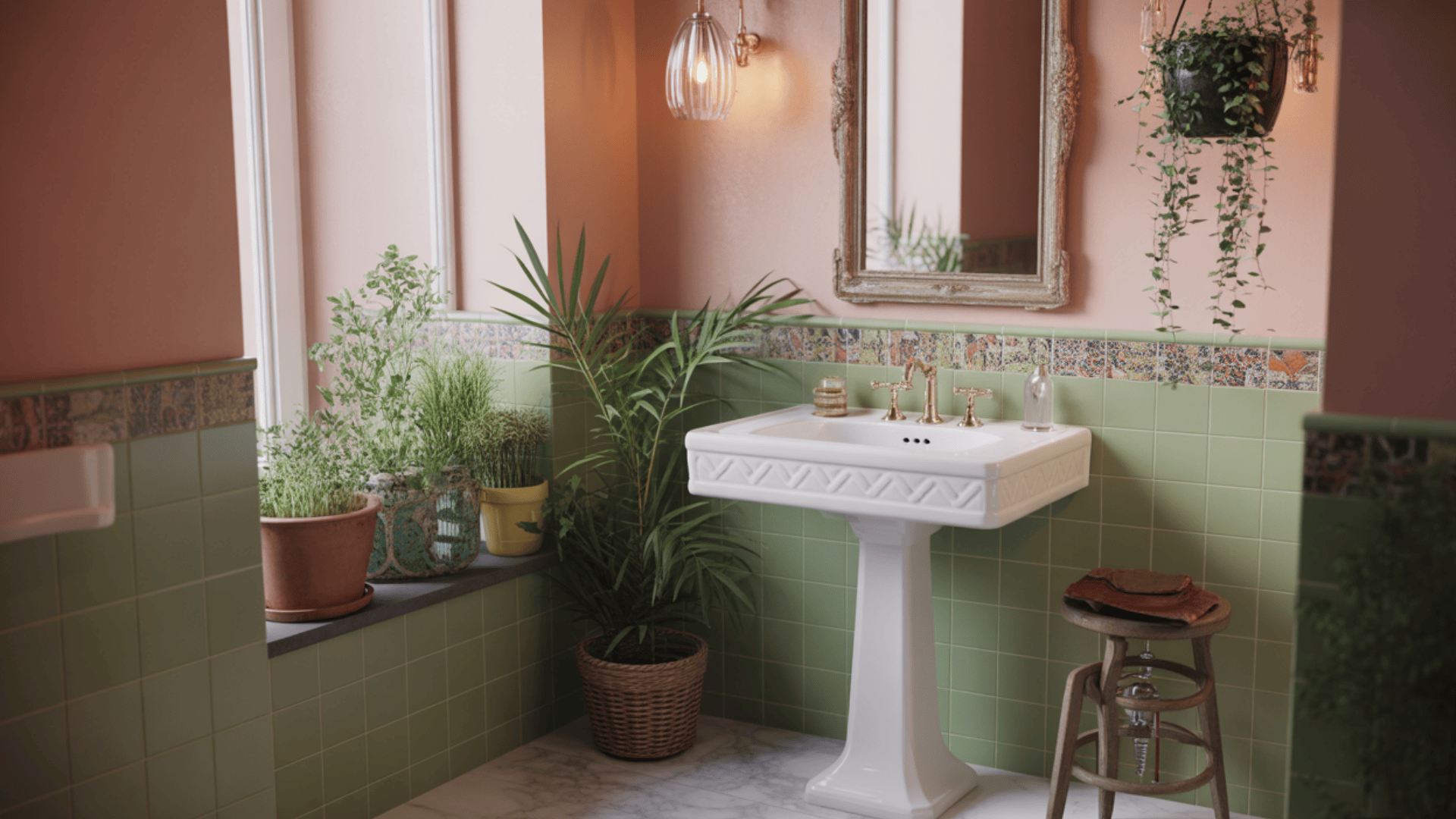 victorian pedestal sink