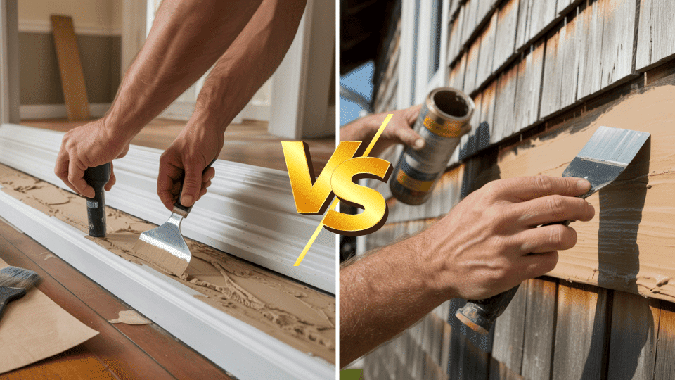 wood putty vs wood filler