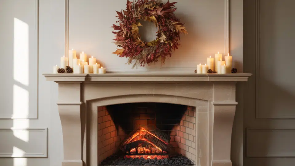 wreath exchange mantel