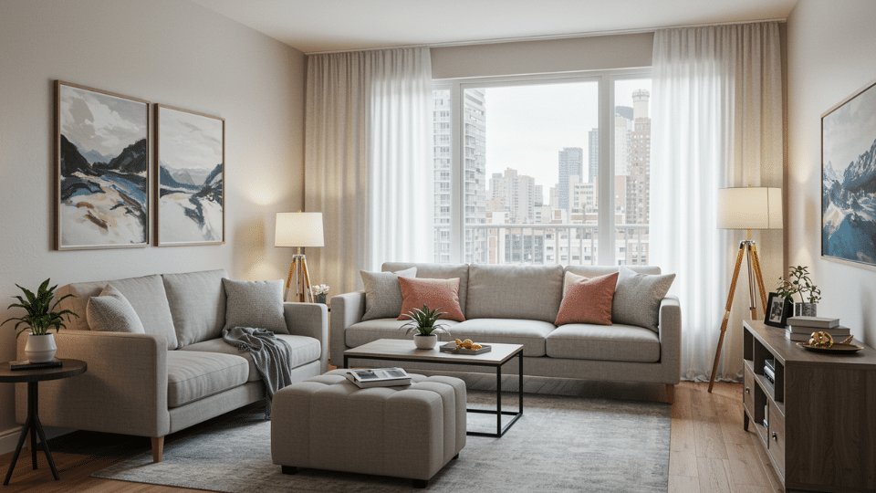 Apartment Living Room Size