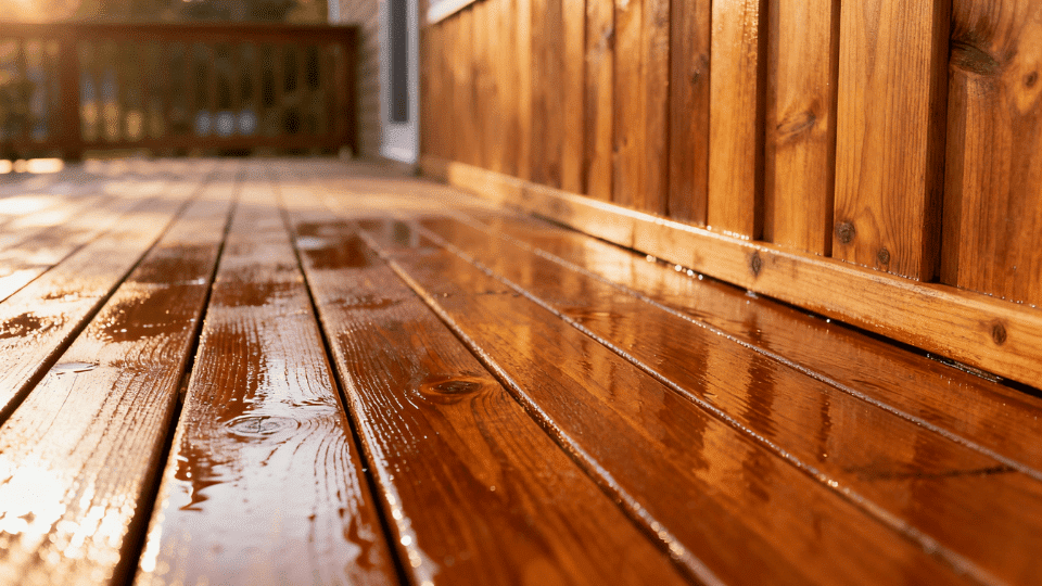 Exterior Deck and Fence Stain