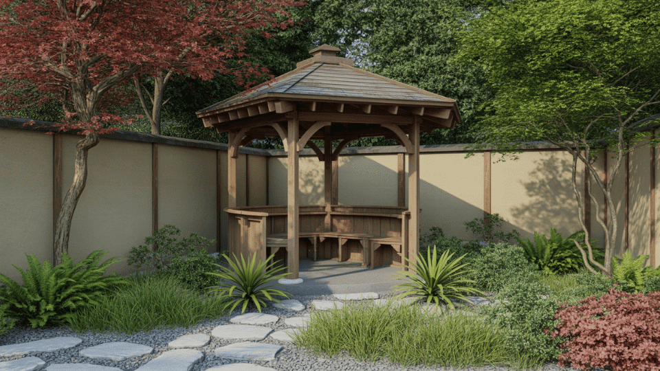 Rustic Tea House Corner