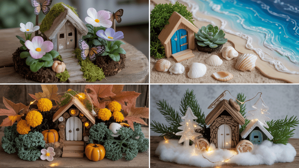 Seasonal fairy Garden Themes