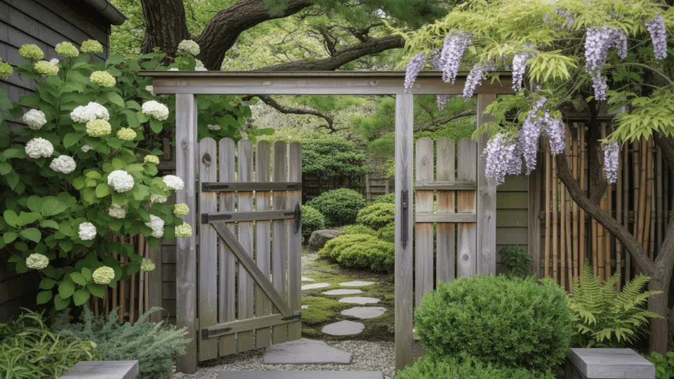 Wooden Gate for Framed Views
