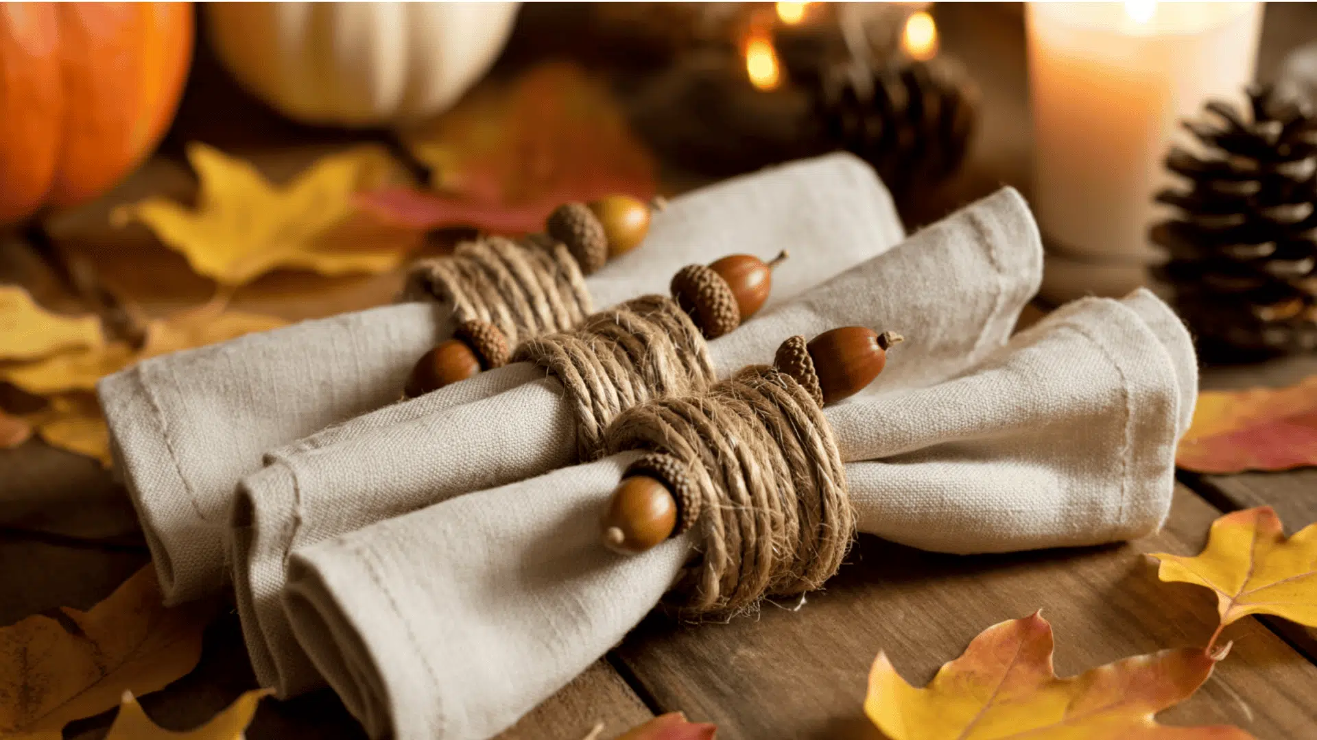 acorn napkin rings