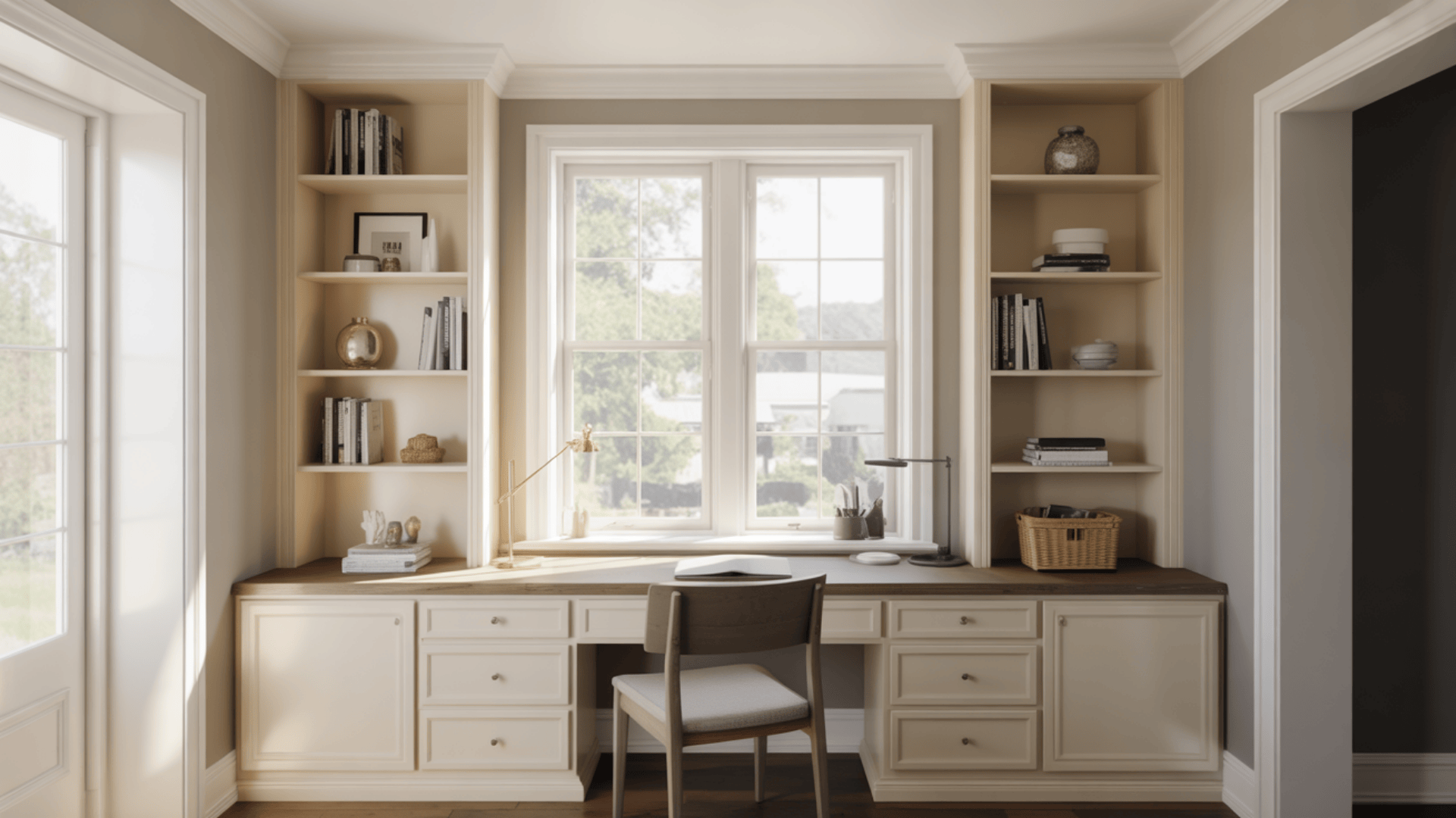 around the window built in