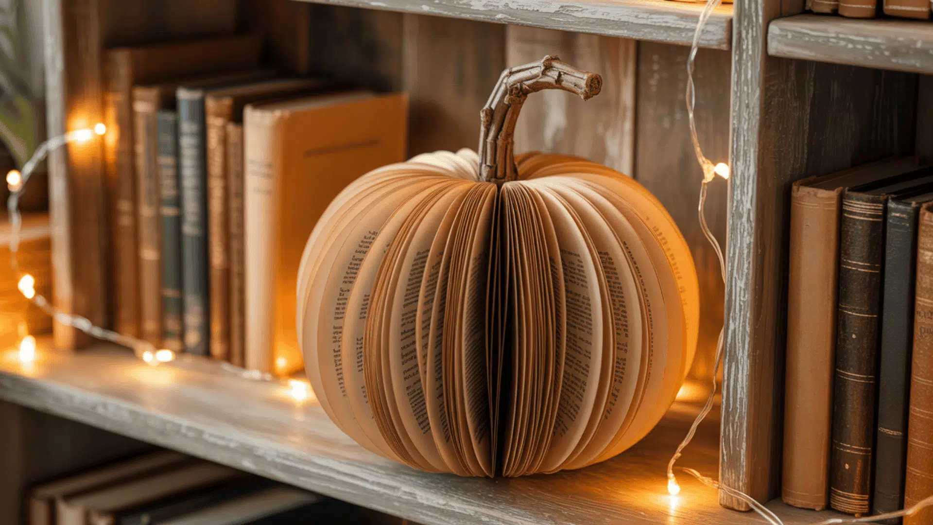 book page pumpkins
