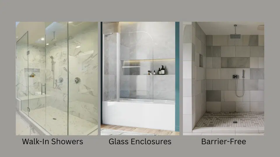 choose your shower style