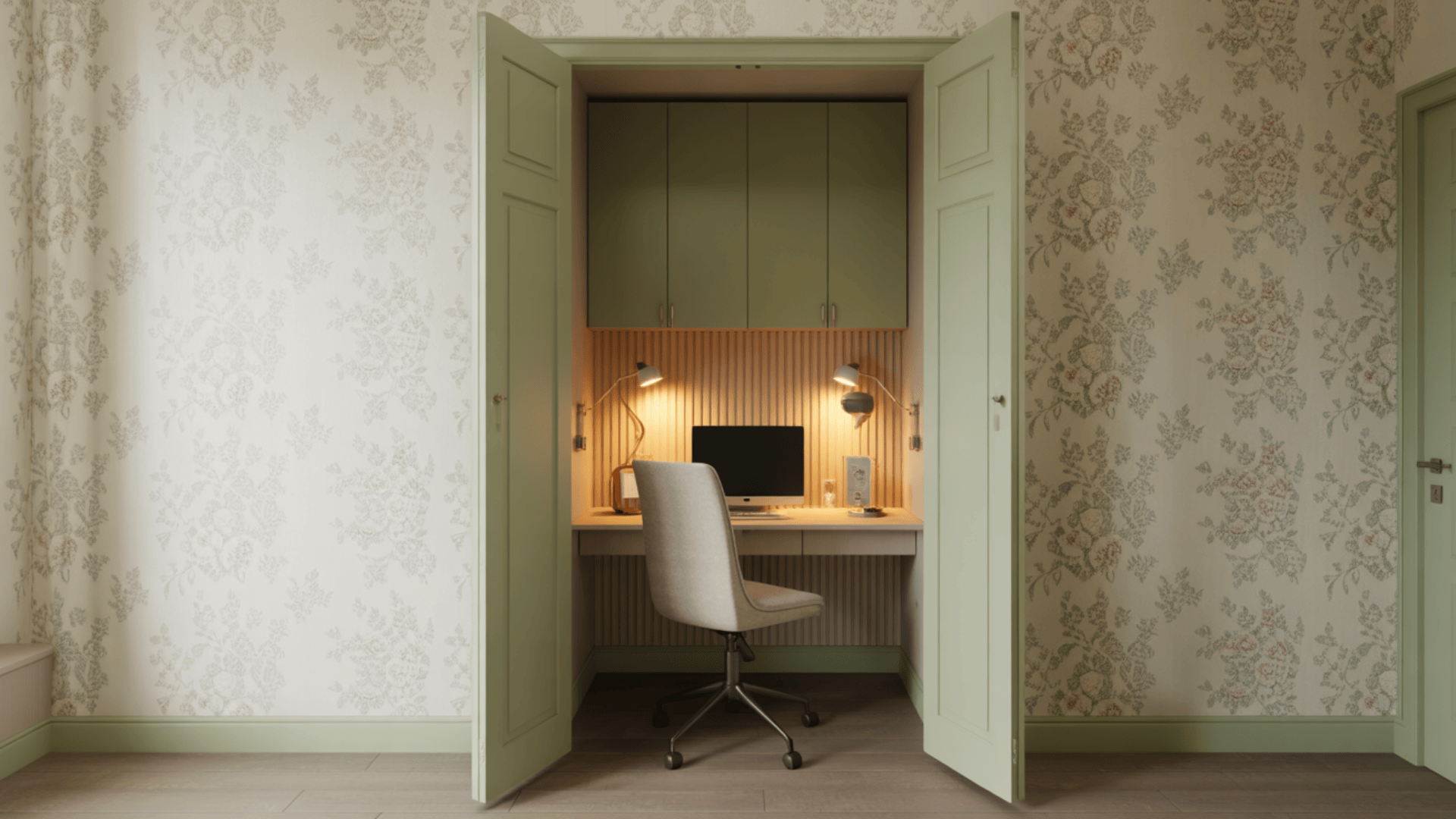 closet to desk conversion cloffice