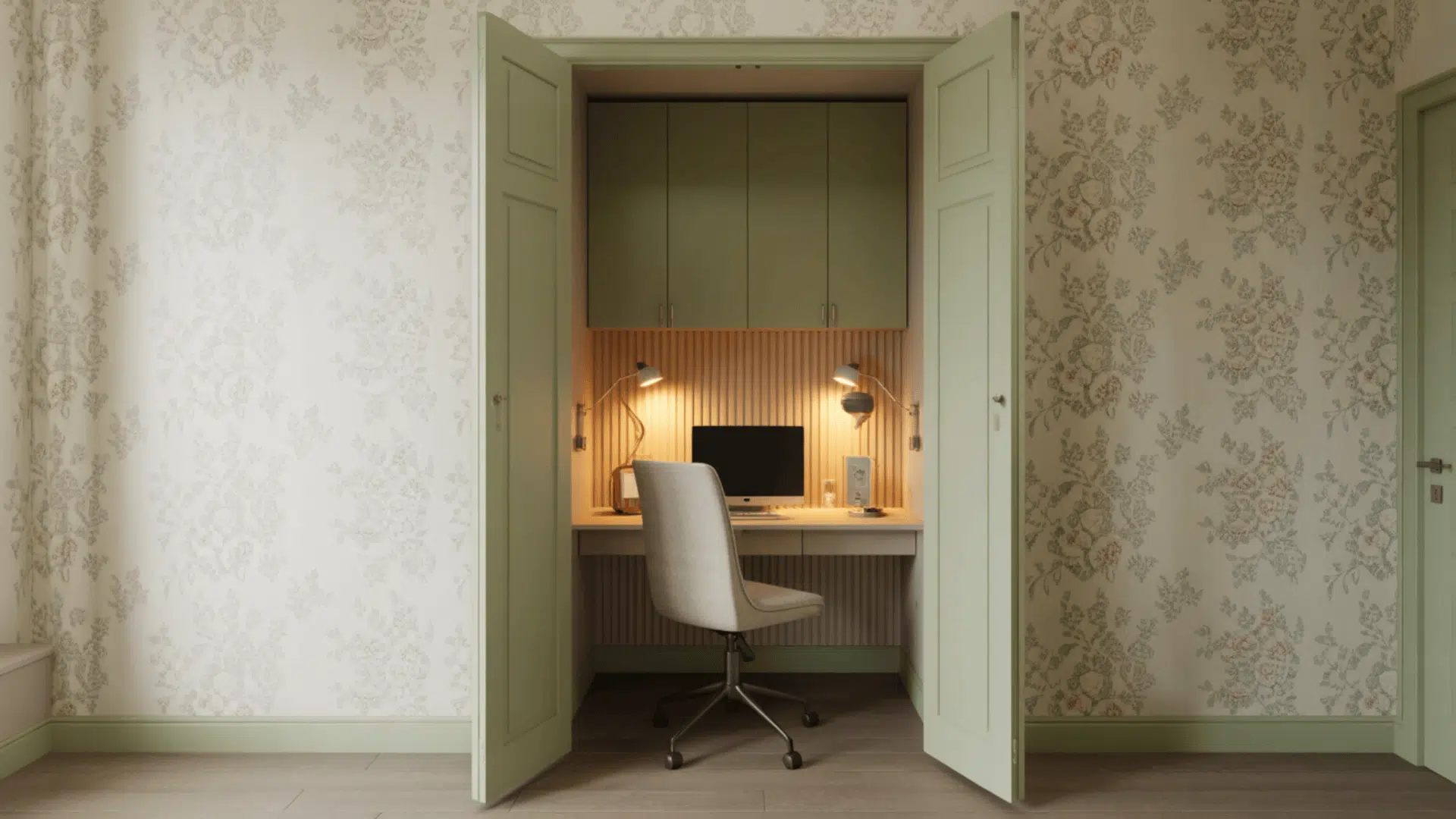 closet to desk conversion cloffice