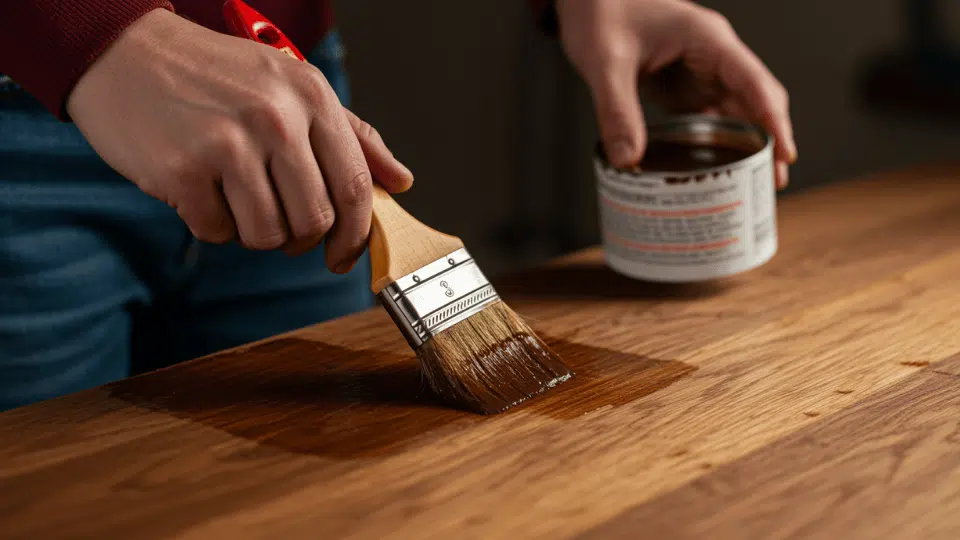 feature image how long does wood stain take to dry