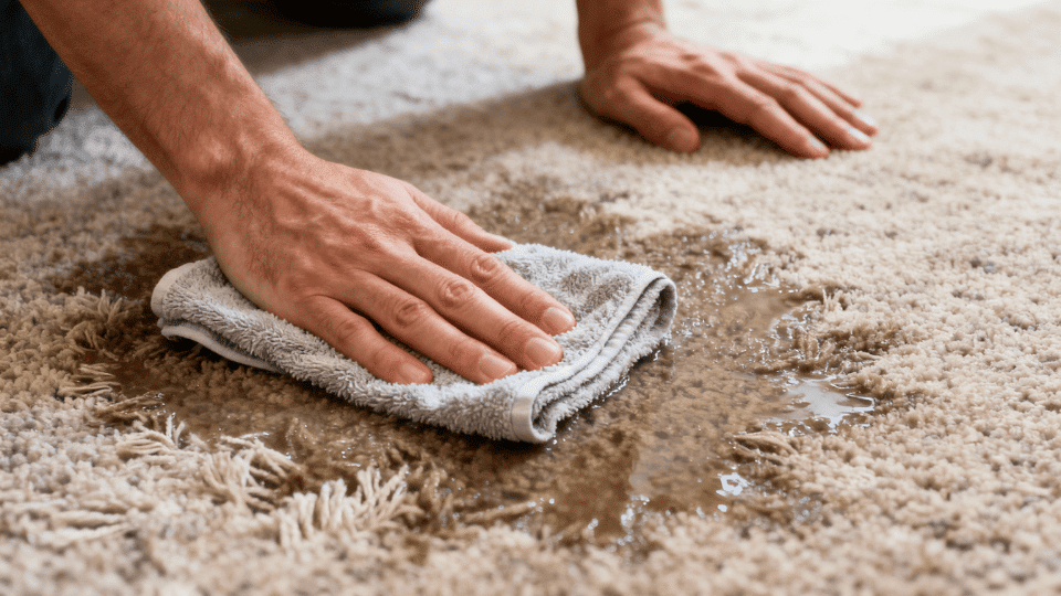 feature image how to dry wet carpet at home effectively