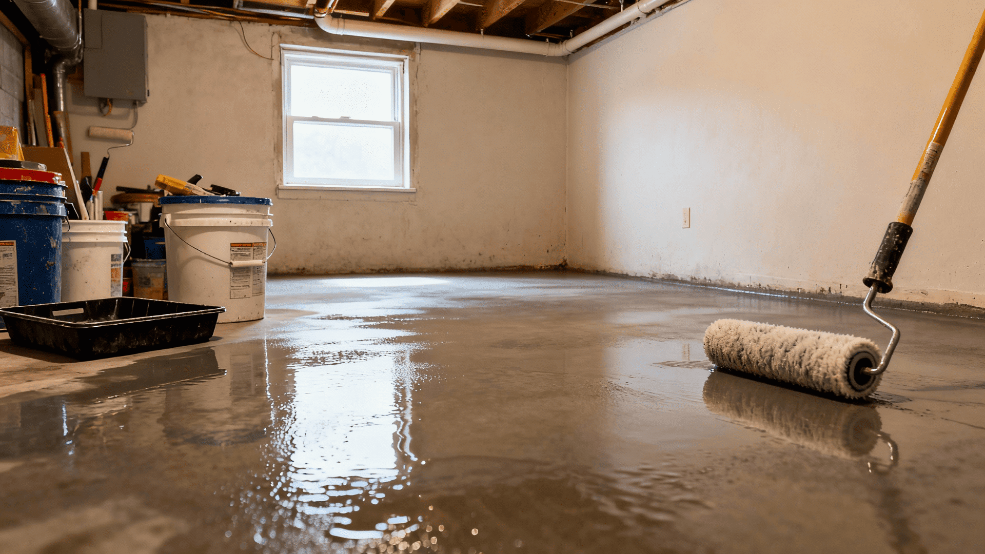 feature image sealing concrete basement floor made simple