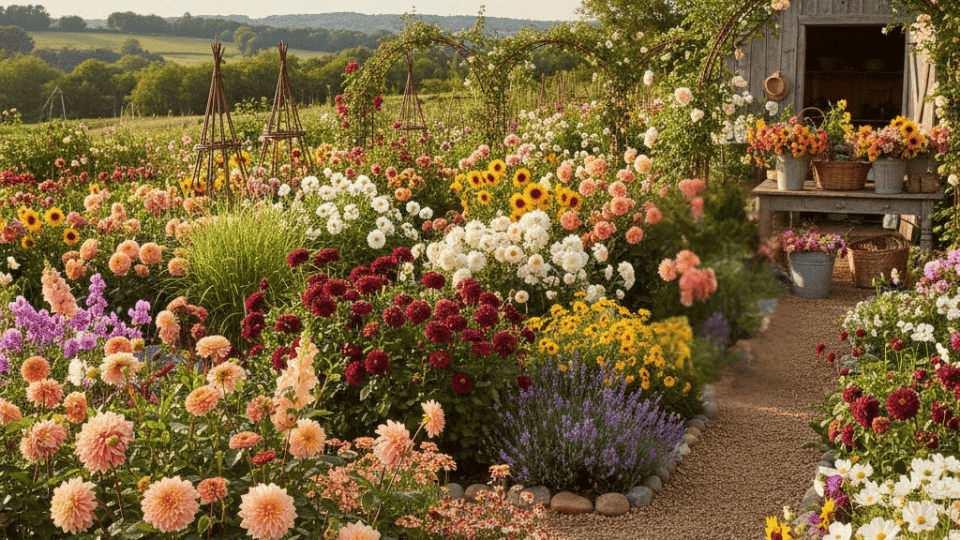 feature image what flowers are best for a cut flower garden