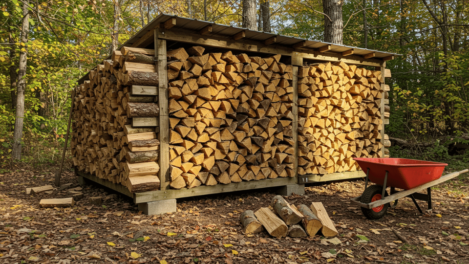 firewood rack diy guide for beginners on a budget