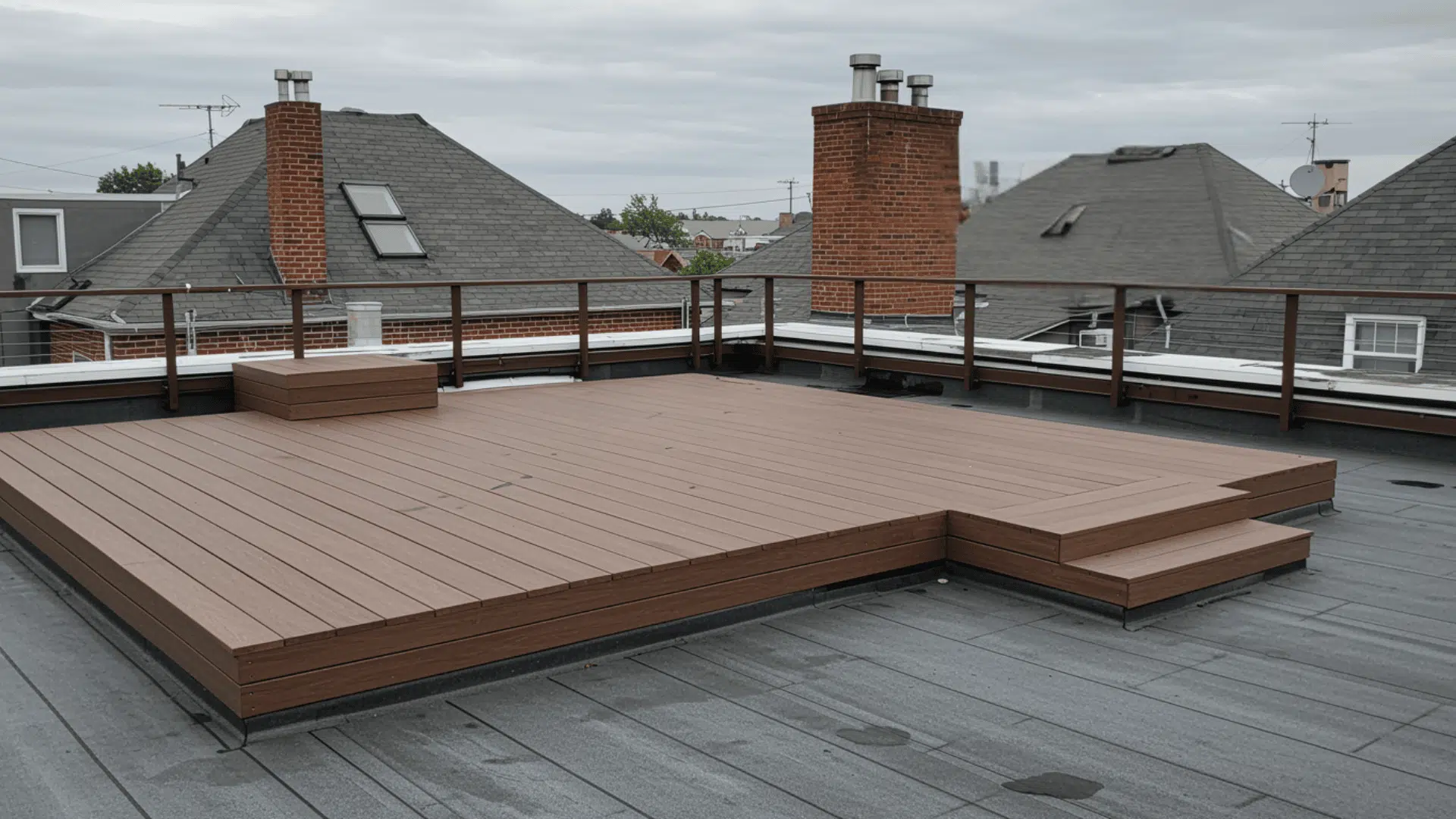 flat roof decks