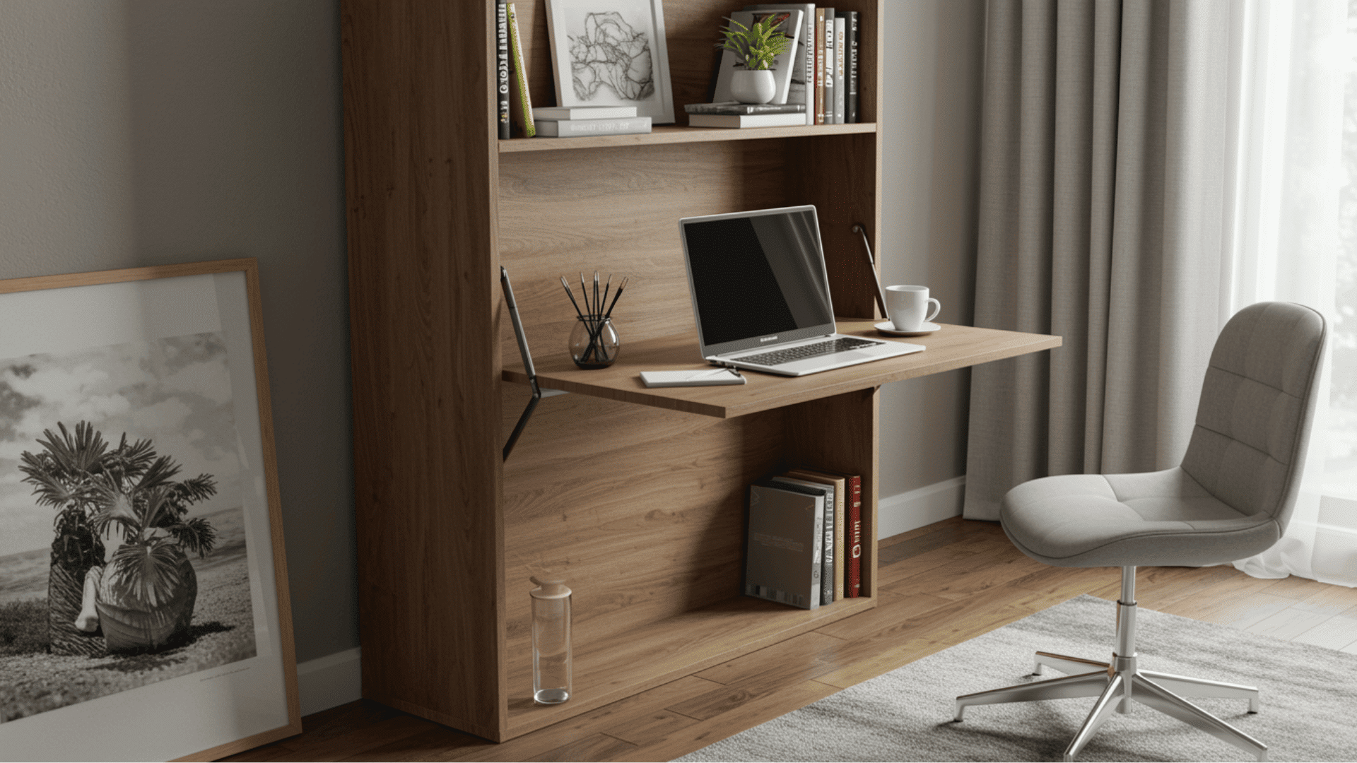 fold down murphy desk