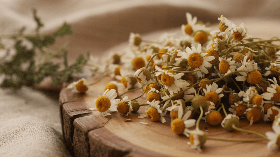 how to dry chamomile for tea