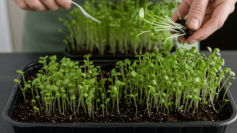 how to grow microgreens indoors