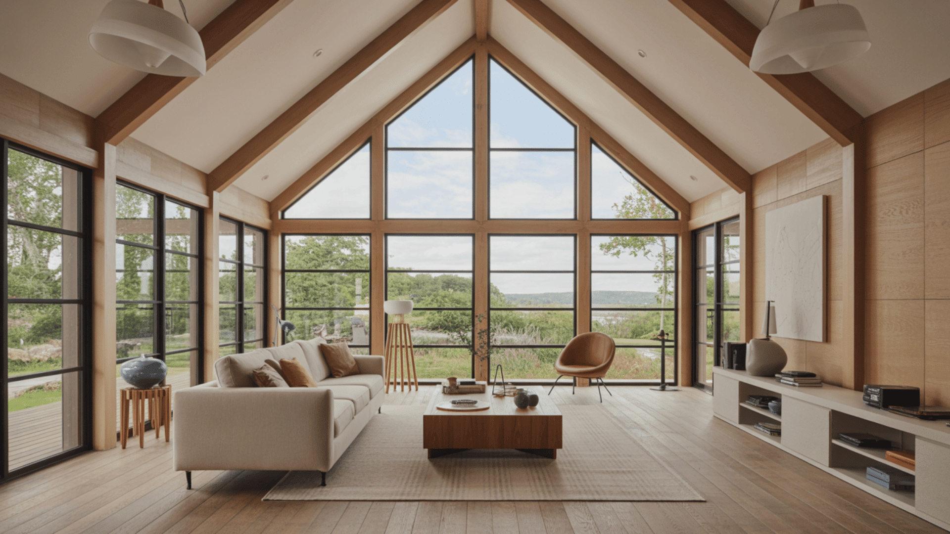 large picture windows