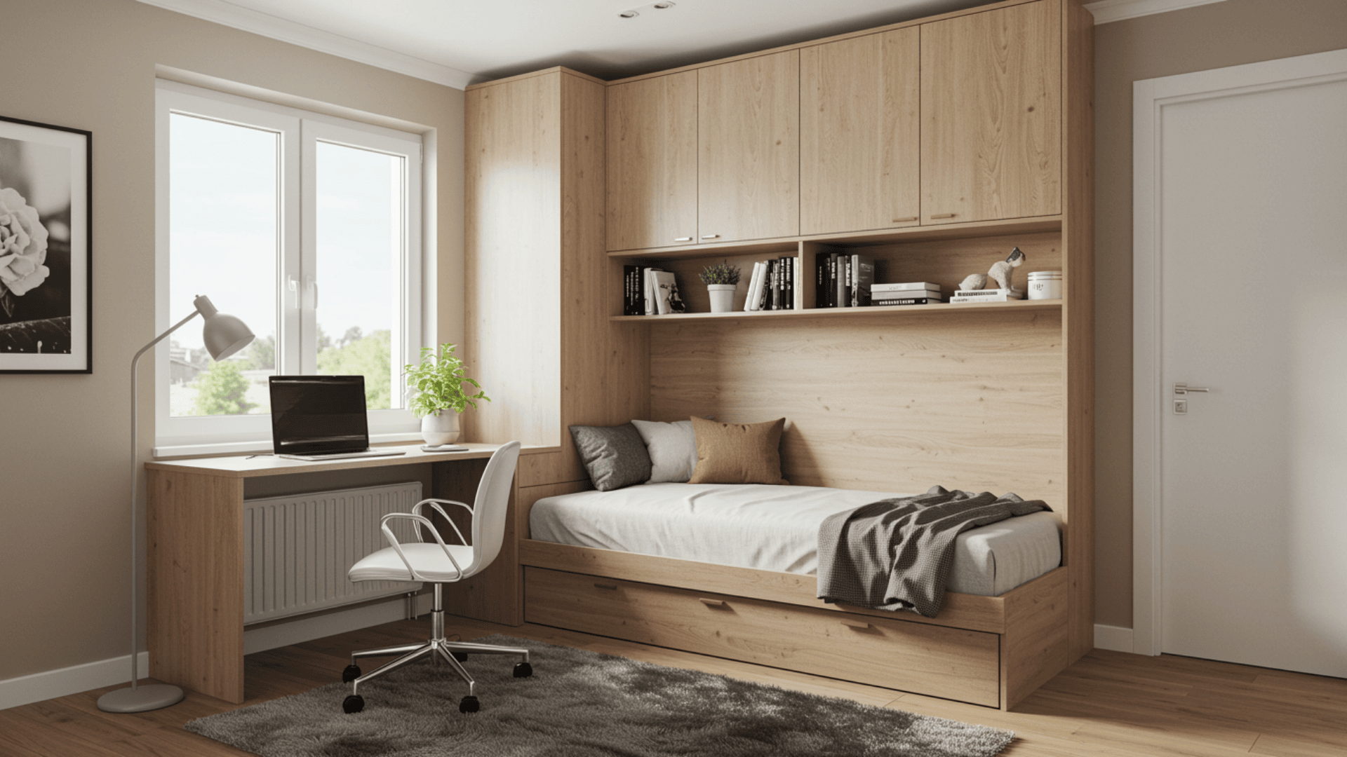 multi purpose built in with bed