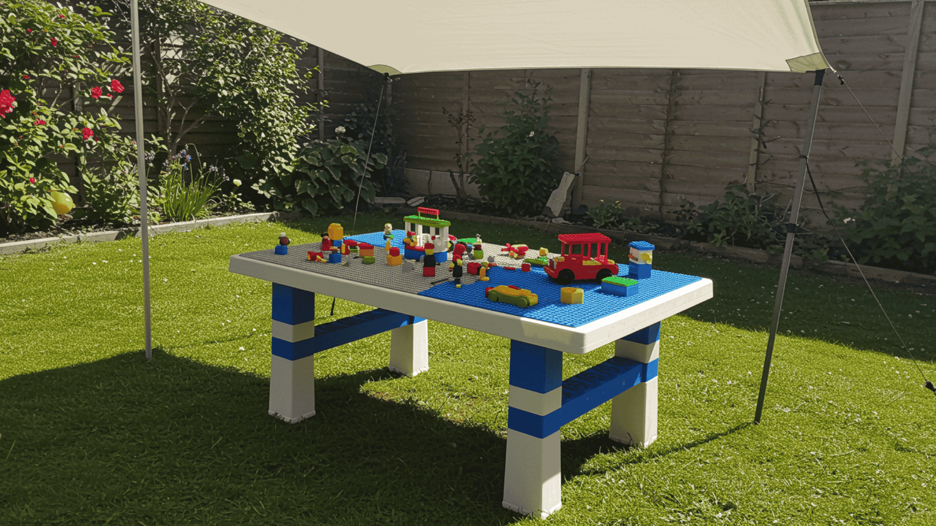 outdoor lego table
