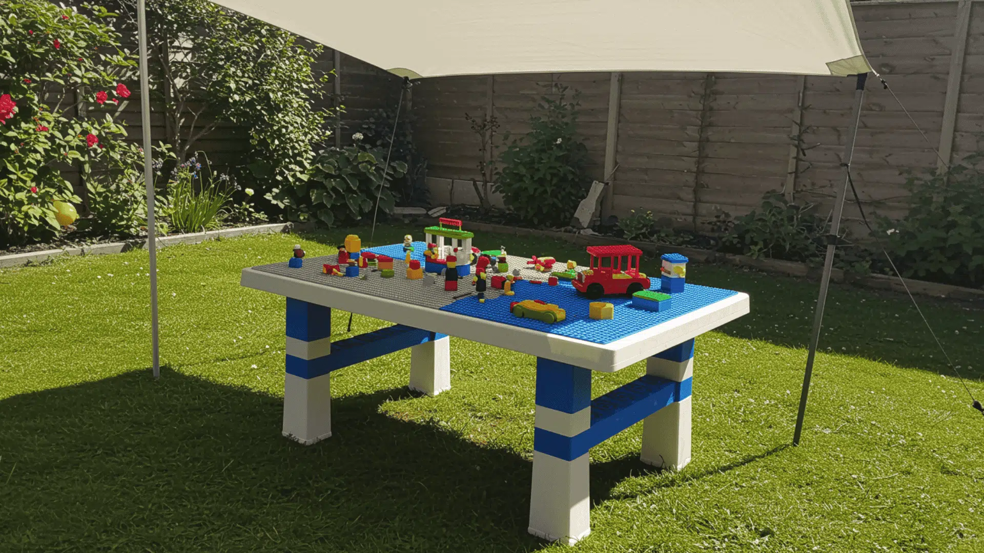outdoor lego table