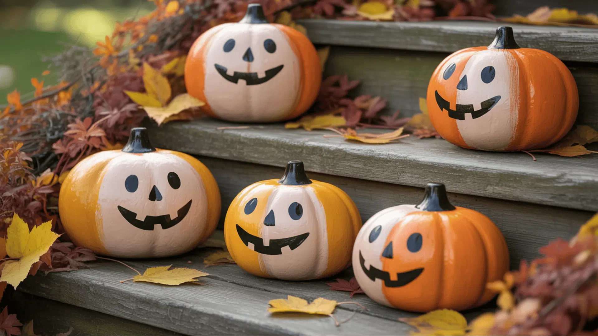 painted pumpkin rocks