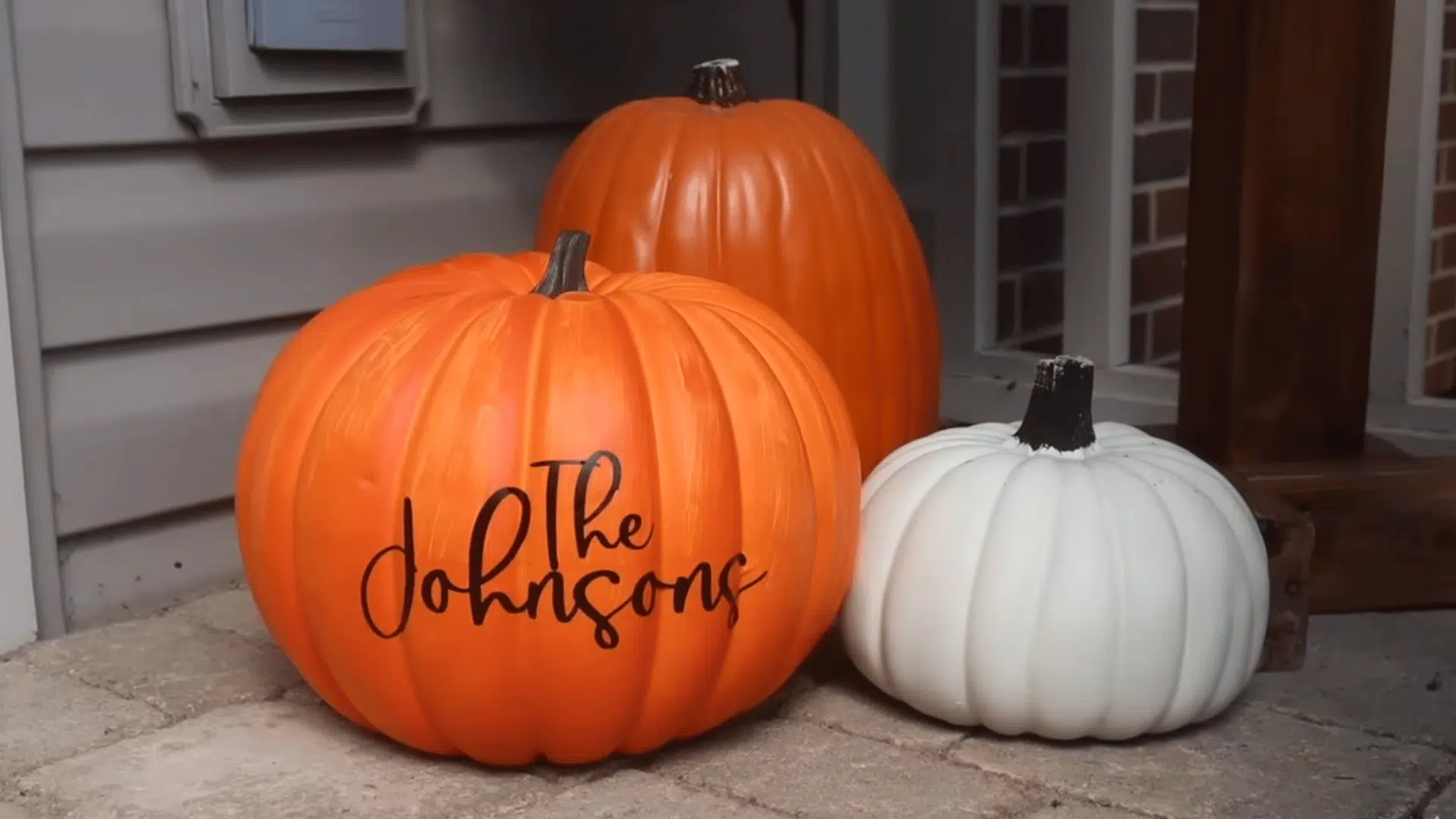 personalized vinyl pumpkins