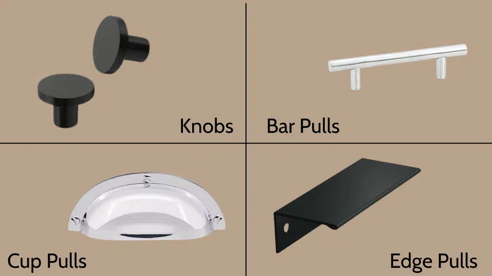 pulls and knobs to know about
