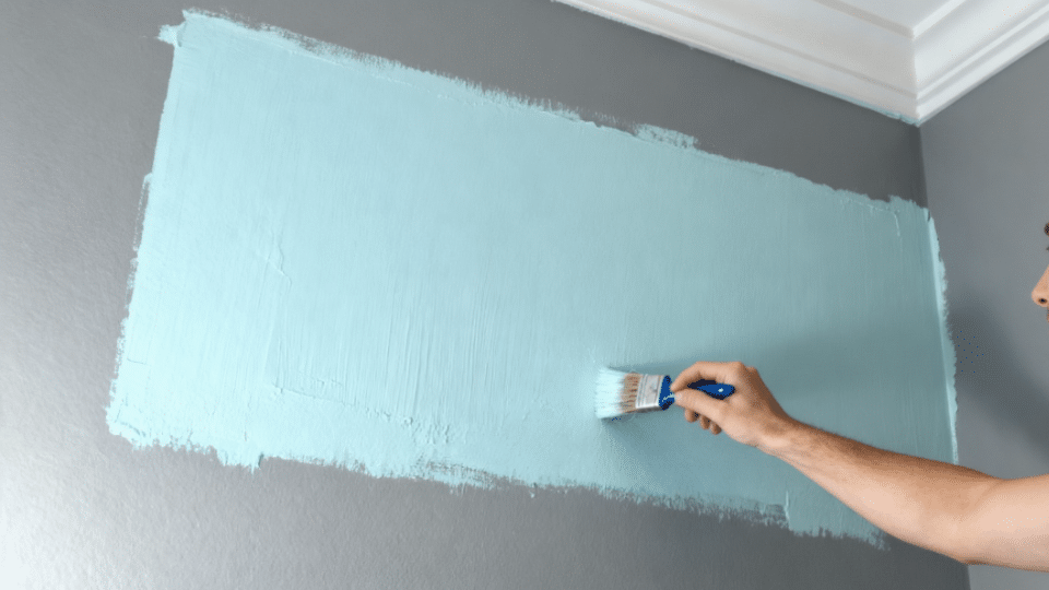 repair and paint walls to diy remodel shower