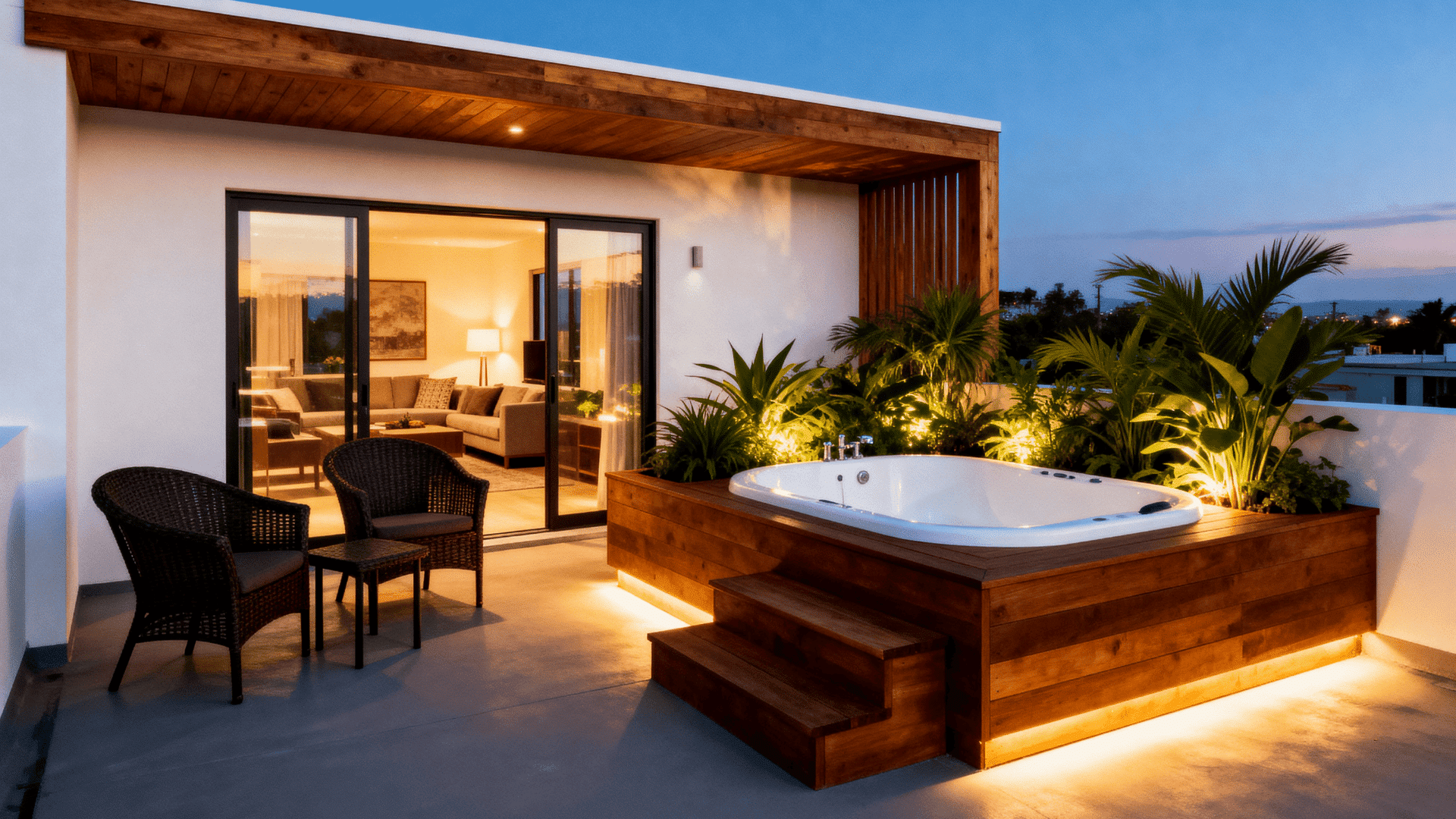 rooftop terrace decks