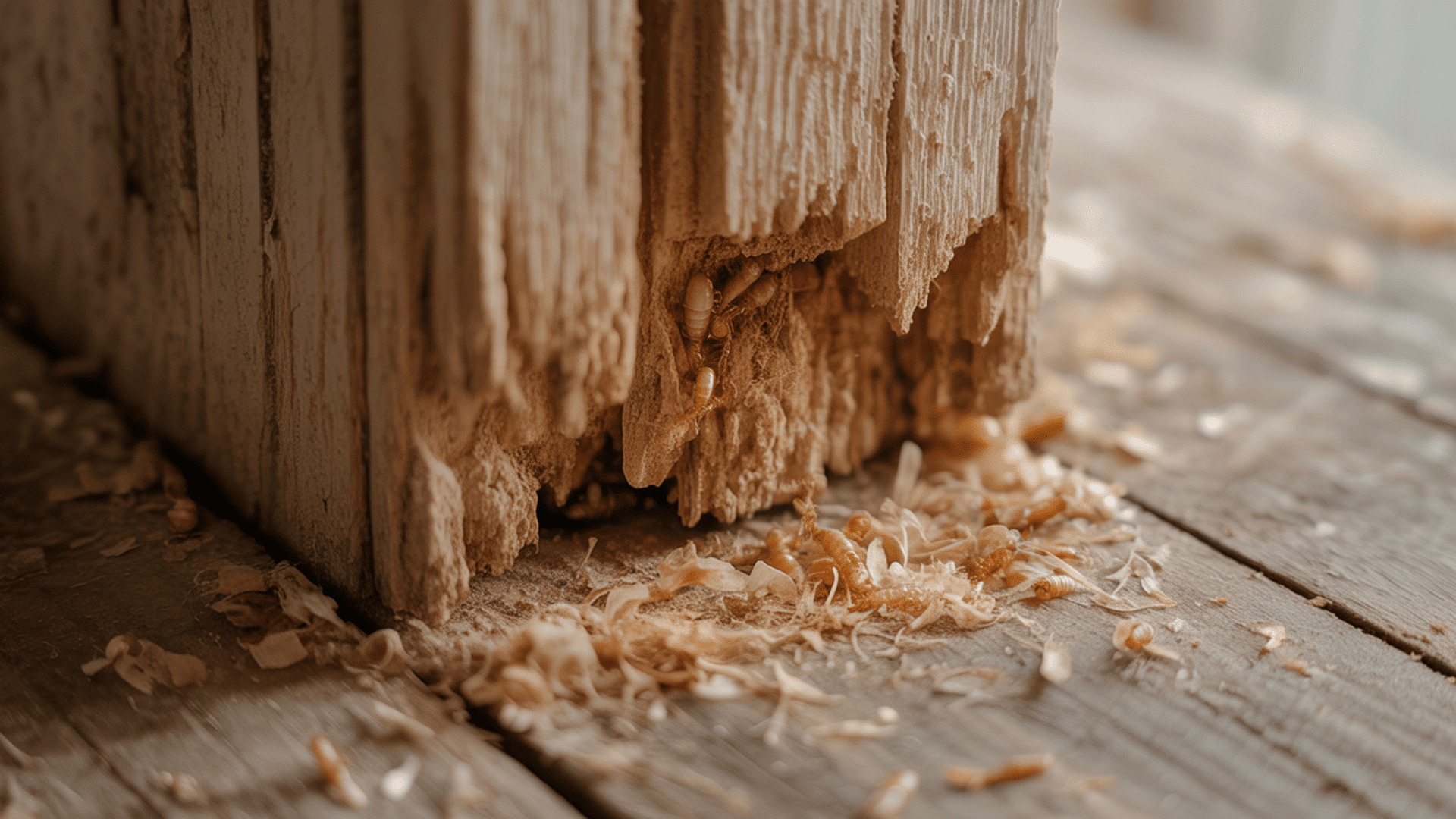 signs of termite damage