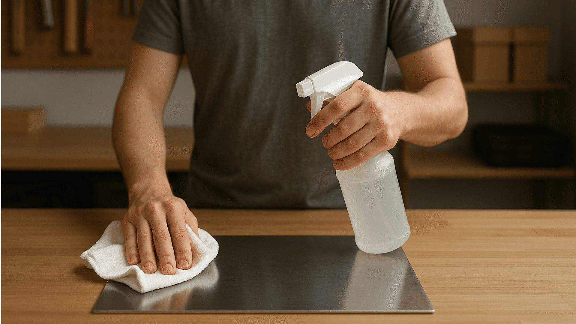 step 1 clean the surface thoroughly