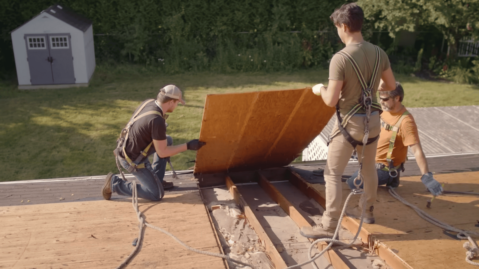 step 1 prepare and inspect the roof deck