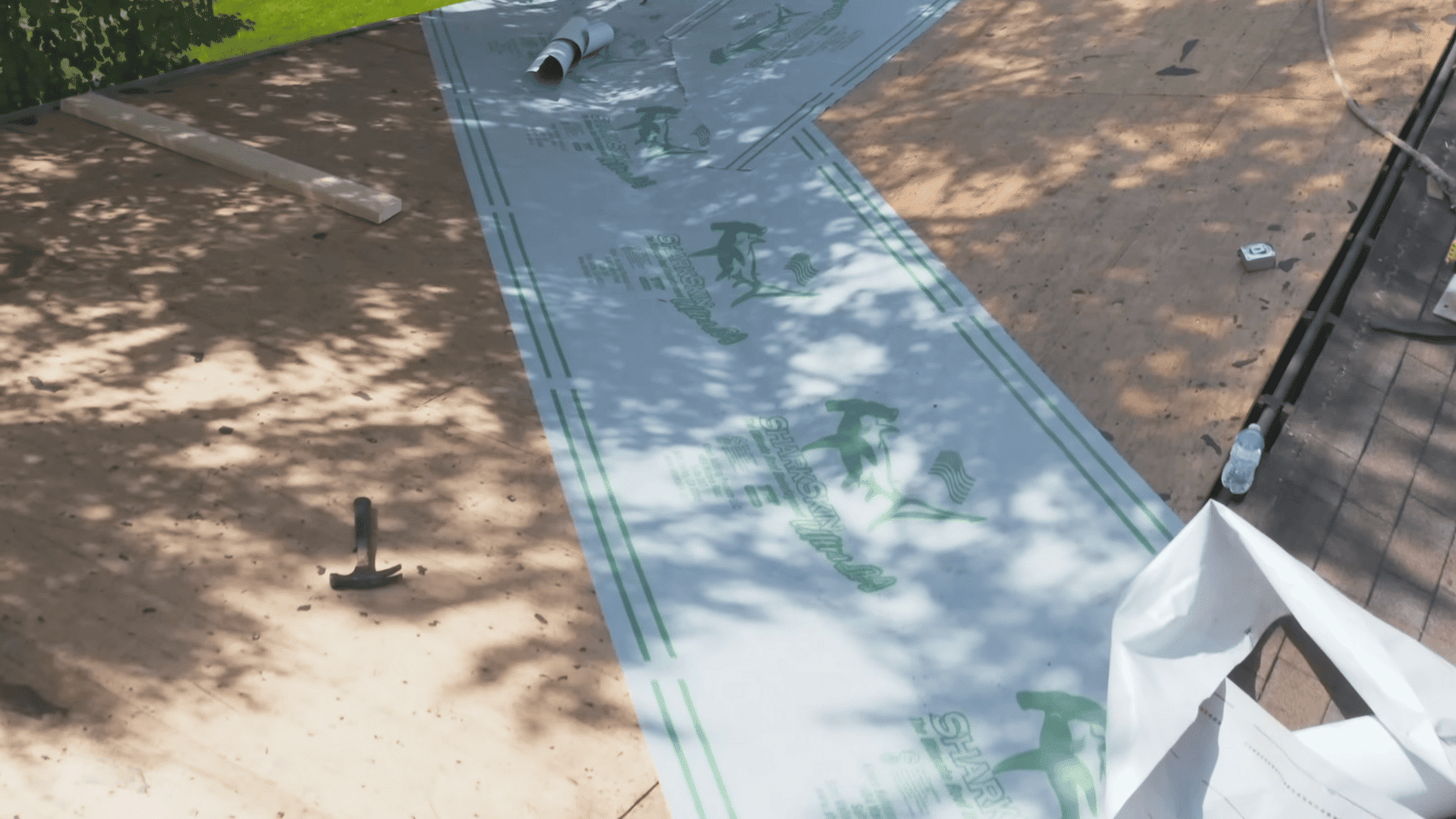 step 2 apply the underlayment